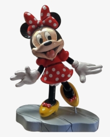 Red Minnie Mouse - Figurine, HD Png Download, Transparent PNG