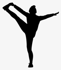 Silhouette Ballet Photography Cheerleading Logo - Silhouette, HD Png Download, Transparent PNG