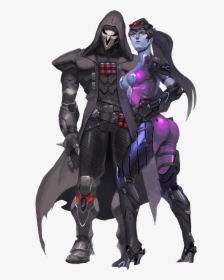 Reaper And Widowmaker Overwatch, HD Png Download, Transparent PNG