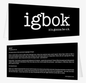 Igbok Notecard - Black - Breast Cancer Awareness Dog, HD Png Download, Transparent PNG
