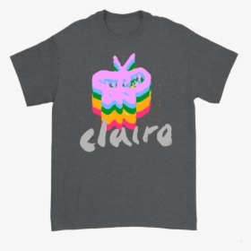 Rainbow Butterfly Grey T Back Tee Web - Cartoon, HD Png Download, Transparent PNG