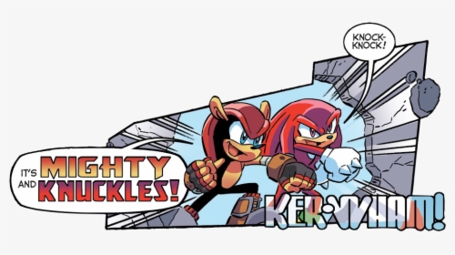 Knuckles The Echidna Mighty The Armadillo Relatable - Knuckles The Echidna Punch, HD Png Download, Transparent PNG