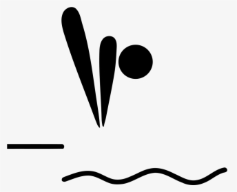 Pictogram Diving - Olympic Diving Pictogram, HD Png Download, Transparent PNG
