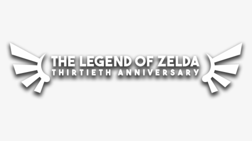 The Legend Of Zelda Thirtieth Anniversary Walkthrough - Legend Of Zelda Anniversary Clear Logo, HD Png Download, Transparent PNG