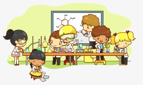 Laboratory Experiment Chemistry Transprent - Students Doing Experiment Clipart, HD Png Download, Transparent PNG