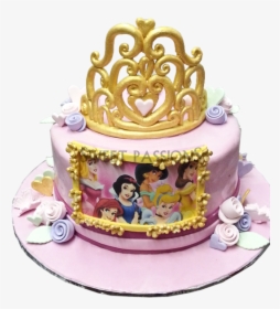 Princess Birthday Cake Png, Transparent Png, Transparent PNG