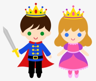 Prince And Princess Clipart, HD Png Download, Transparent PNG