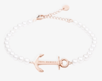 Paul Hewitt Anchor Spirit Pearl Ip Rose Gold Jewellery - Bracelet, HD Png Download, Transparent PNG