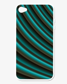 Glossy Green Gradient Stripes Rubber Case For Iphone - Mobile Phone Case, HD Png Download, Transparent PNG