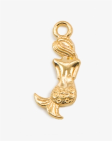 Mermaid Png Gold - Pendant, Transparent Png, Transparent PNG