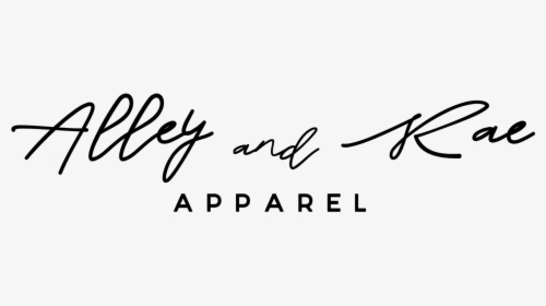 Alley & Rae Apparel - Calligraphy, HD Png Download, Transparent PNG