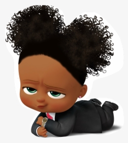 #bossbaby #png #freetoedit - African American Boss Baby Girl Png, Transparent Png, Transparent PNG