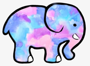 Free Black And White Elephant Clip Art - Cute Ivory Ella Stickers, HD Png Download, Transparent PNG