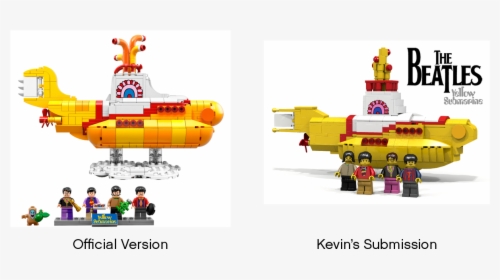Lego 21306 The Beatles Yellow Submarine , Png Download - Lego Ideas Yellow Submarine, Transparent Png, Transparent PNG