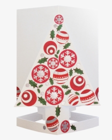Cardle Christmas Tree Red-silver - Christmas Tree, HD Png Download, Transparent PNG