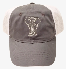 Gray/white Elephant Trucker Hat   Data-zoom //cdn - Baseball Cap, HD Png Download, Transparent PNG