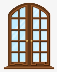 Brown-window - Window, HD Png Download, Transparent PNG