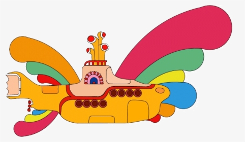 Transparent Submarine Clipart - Yellow Submarine Beatles Vector, HD Png Download, Transparent PNG