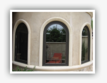 Transparent Arch Window Png - Arched Windows Stucco Trim, Png Download, Transparent PNG