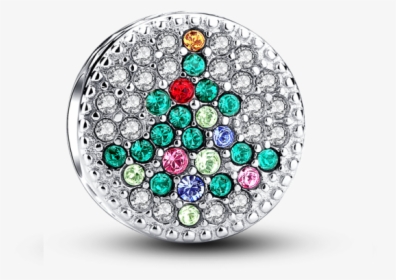 Crystal Christmas Tree Charm - Crystal, HD Png Download, Transparent PNG