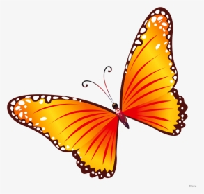 Transparent Butterfly Border Clipart - Transparent Background Butterfly Clipart Free, HD Png Download, Transparent PNG
