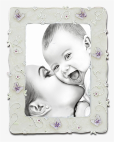 Pencil Sketches Of Mother And Baby, HD Png Download, Transparent PNG