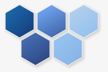 Hexagon Clipart Light Blue - Hexagon Blue Transparent, HD Png Download, Transparent PNG