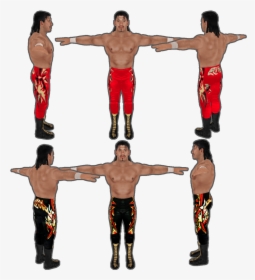 Eddie Guerrero Long Hair 2 Attires Released At The - Eddie Guerrero Svr Mod Ps2, HD Png Download, Transparent PNG