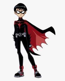 Tim Drake Robin Teen Titans Go - Superhero Damian Wayne Robin, HD Png Download, Transparent PNG