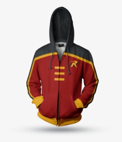 Red Hood Hoodie Jacket, HD Png Download, Transparent PNG
