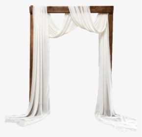 Classic Arch With Chiffon Draping - Window Valance, HD Png Download, Transparent PNG