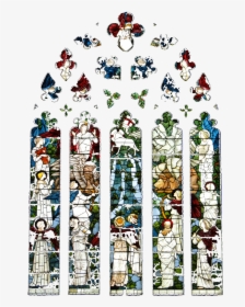 Aladdin Figure Stained Christianity Glass Church Clipart - Витраж Png, Transparent Png, Transparent PNG