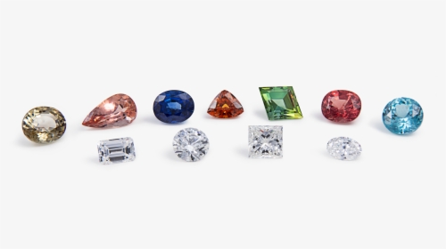 Diamond & Colored Stones - Png Colorful Stone Transparent, Png Download, Transparent PNG