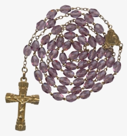 Free Download Amethyst Clipart Amethyst Rosary Purple - Cross, HD Png Download, Transparent PNG