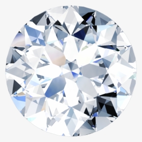 Diamond Round Brilliant - Round Cut Diamond Png, Transparent Png, Transparent PNG