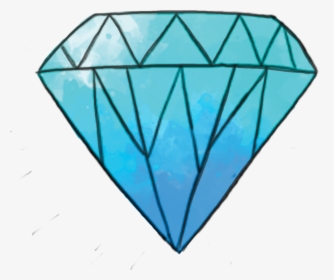 Diamonds Clipart Watercolor - Cute Diamond Logo Png, Transparent Png, Transparent PNG