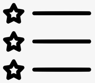 List Star - Star List Icon, HD Png Download, Transparent PNG