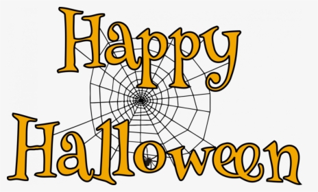 Halloween Spider Web Clipart Free Hd All Photo Png - Happy Halloween Spider Clipart, Transparent Png, Transparent PNG