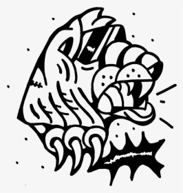 Ignorant Tattoo Style Dog, HD Png Download, Transparent PNG