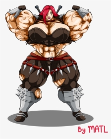 Commission - Katarina - Harley Quinn Muscle, HD Png Download, Transparent PNG