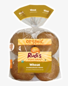 Rudi S Organic Bakery Wheat Hamburger Buns - Hamburger Buns Whole Wheat Buns, HD Png Download, Transparent PNG