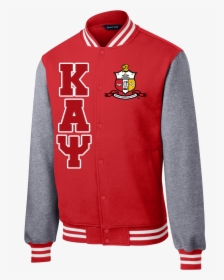 Kappa Alpha Psi Varsity Fleece Jacket Letters Greek - Sorority Jacket, HD Png Download, Transparent PNG