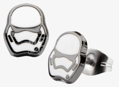 First Order Stormtrooper Stud Earrings - Labret Star Wars Piercing, HD Png Download, Transparent PNG