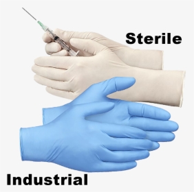 Canpaco - Nitrile Gloves - Powder Free - Blue And White - Health Care, HD Png Download, Transparent PNG
