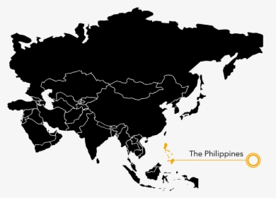 Palawan Water Monitor Lizard Map - Asia Map Vector Png, Transparent Png, Transparent PNG
