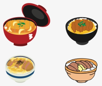Cuisine,food,bowl - Katsudon Clipart, HD Png Download, Transparent PNG