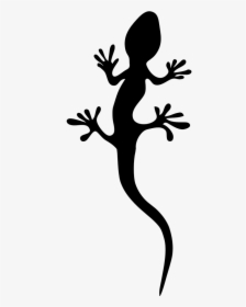 Lizard Reptile Salamander - Lizard Silhouette, HD Png Download, Transparent PNG