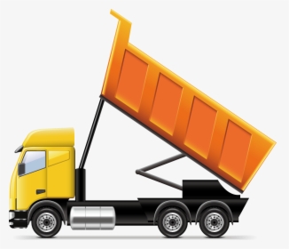 Car Dump Truck Illustration - Dump Truck Vector Png, Transparent Png, Transparent PNG