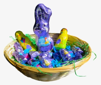 Transparent Easter Egg Basket Png - Gift Basket, Png Download, Transparent PNG