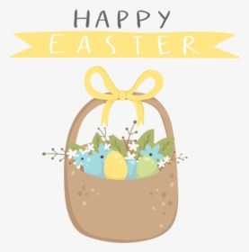 Network Easter Graphics Basket Egg Bunny Portable, HD Png Download, Transparent PNG